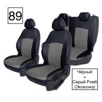 Чехлы Экокожа Ромб на Lada Vesta / Vesta SW Cross (2015+) Чехлы Экокожа Ромб на Lada Vesta / Vesta SW Cross (2015+)